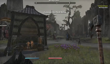 Видео бета-версии The Elder Scrolls Online - норд в Morrowind