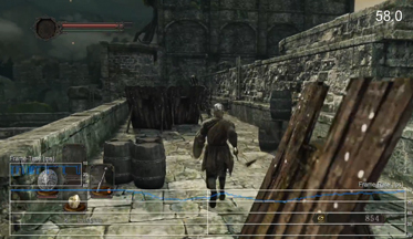 Видео Dark Souls 2 - тест частоты кадров на PS4