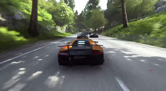 Геймплей DriveClub - Lamborghini Murciélago SV