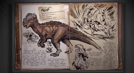 Видео ARK: Survival Evolved - пахицефалозавры