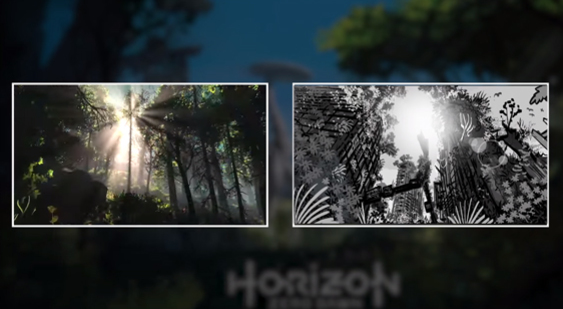 Видео Horizon Zero Dawn - раскадровка и трейлер анонса