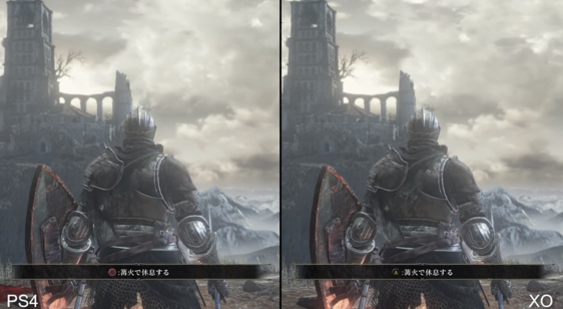 Видео Dark Souls 3 - сравнение графики на консолях