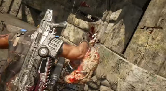 Видео Gears of War 4 - добивание Goodbye Face