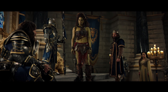 Видео фильма Warcraft - король просит Гарону о помощи