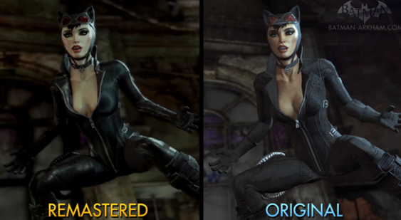 Видео Batman: Return to Arkham - сравнение с оригинальными версиями для ПК
