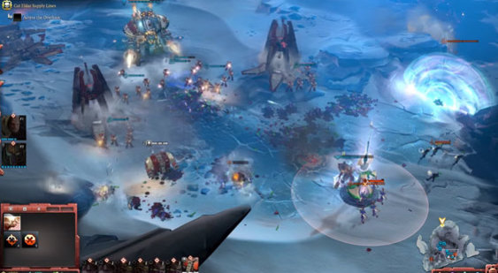 Геймплей Warhammer 40000: Dawn of War 3 - прохождение миссии с E3 2016