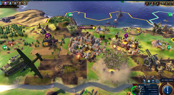 Видео о создании Sid Meier’s Civilization 6 - художественный стиль (русские субтитры)