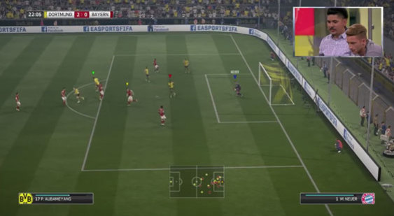 Геймплей FIFA 17 - 2 на 2 с Марко Ройсом - Gamescom 2016