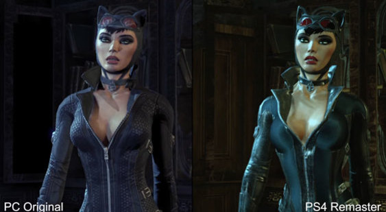 Видео сравнения Batman: Arkham City на PC и PS4