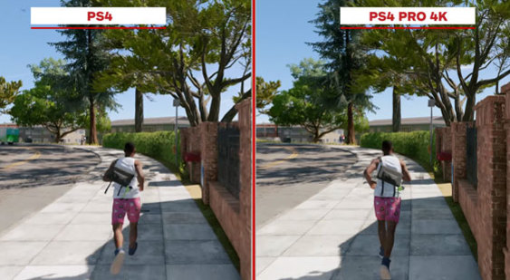 Видео сравнения Watch Dogs 2 на PS4 и PS4 Pro