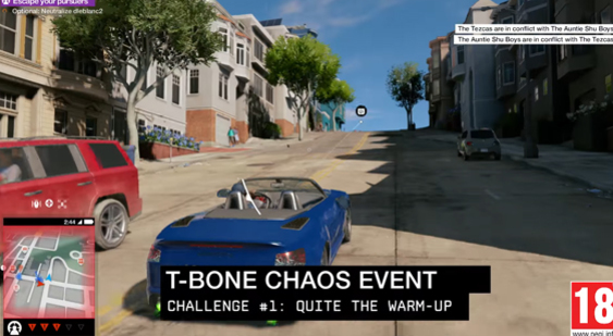 Трейлер Watch Dogs 2 - T-Bone Chaos Event