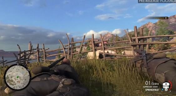 Геймплей Sniper Elite 4 - кооперативная миссия