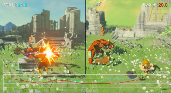 Видео The Legend of Zelda: Breath of the Wild - Wii U vs Switch