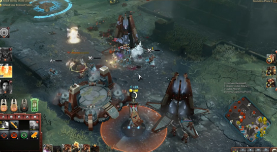 Геймплей Warhammer 40000: Dawn of War 3 - мультиплеерная схватка