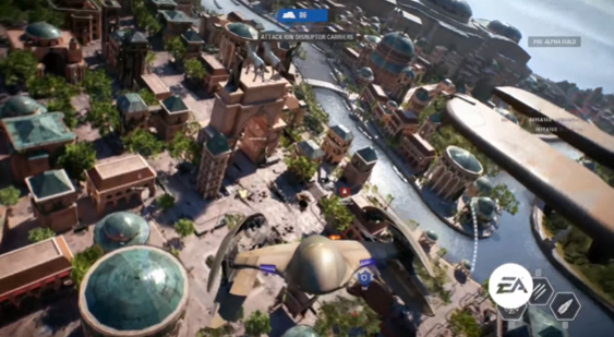 Геймплей мультиплеера Star Wars Battlefront 2 - Атака на Тид - EA Play 2017