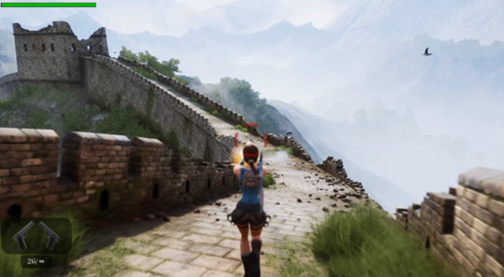 Геймплей демоверсии Tomb Raider The Dagger Of Xian
