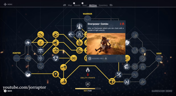 Видео Assassin’s Creed Origins - все способности