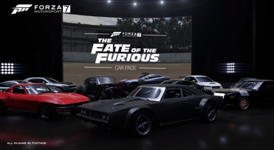 Трейлер Forza Motorsport 7 - The Fate of the Furious Car Pack