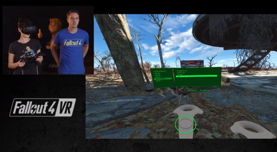 Демонстрация Fallout 4 VR на HTC Vive