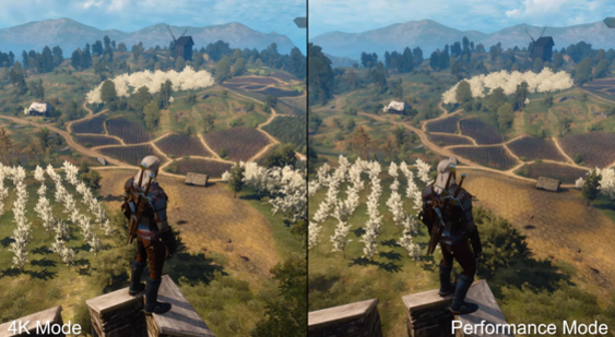 Видео The Witcher 3: Wild Hunt - сравнение на Xbox One X и PS4 Pro