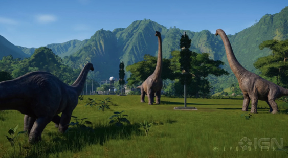 Видеодневник разработчиков Jurassic World Evolution - работа с динозаврами